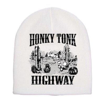 Southern Western Rodeo Cowgirl Honky Tonk Highway Short Acrylic Beanie