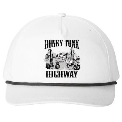 Southern Western Rodeo Cowgirl Honky Tonk Highway Snapback Five-Panel Rope Hat