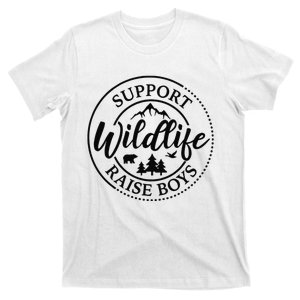 Support Wildlife Raise Mom Of Mother's Day T-Shirt