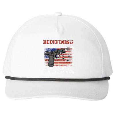 Since WeRe Redefining Everything Cordless Hole Puncher Gun Snapback Five-Panel Rope Hat