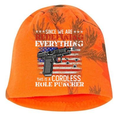 Since WeRe Redefining Everything Cordless Hole Puncher Gun Kati - Camo Knit Beanie