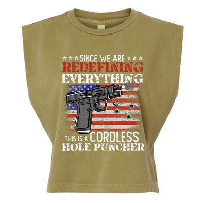 Since WeRe Redefining Everything Cordless Hole Puncher Gun Garment-Dyed Women's Muscle Tee