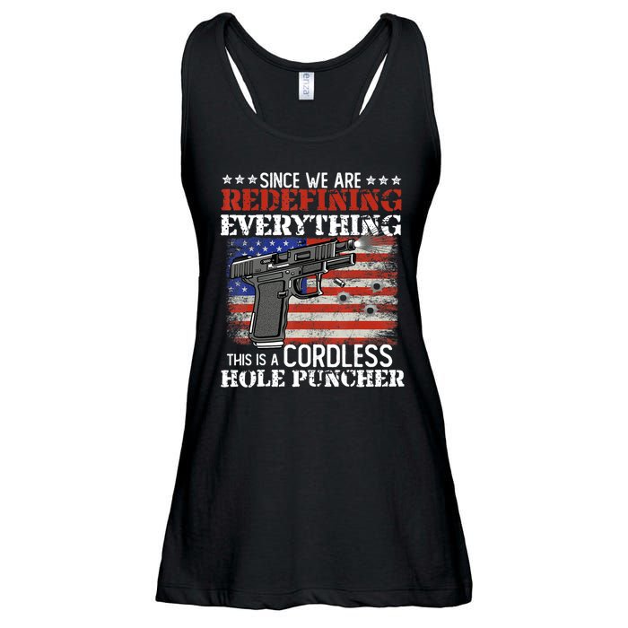 Since We're Redefining Everything Cordless Hole Puncher Gun Ladies Essential Flowy Tank