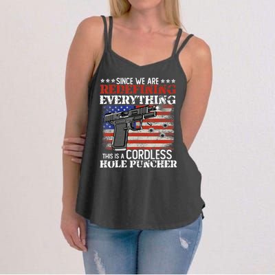 Since We're Redefining Everything Cordless Hole Puncher Gun Women's Strappy Tank