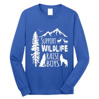 Support Wildlife Raise Gift Great Gift For Mom And Dad Long Sleeve Shirt