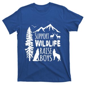 Support Wildlife Raise Gift Great Gift For Mom And Dad T-Shirt