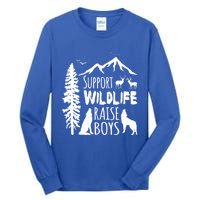 Support Wildlife Raise Gift Great Gift For Mom And Dad Tall Long Sleeve T-Shirt