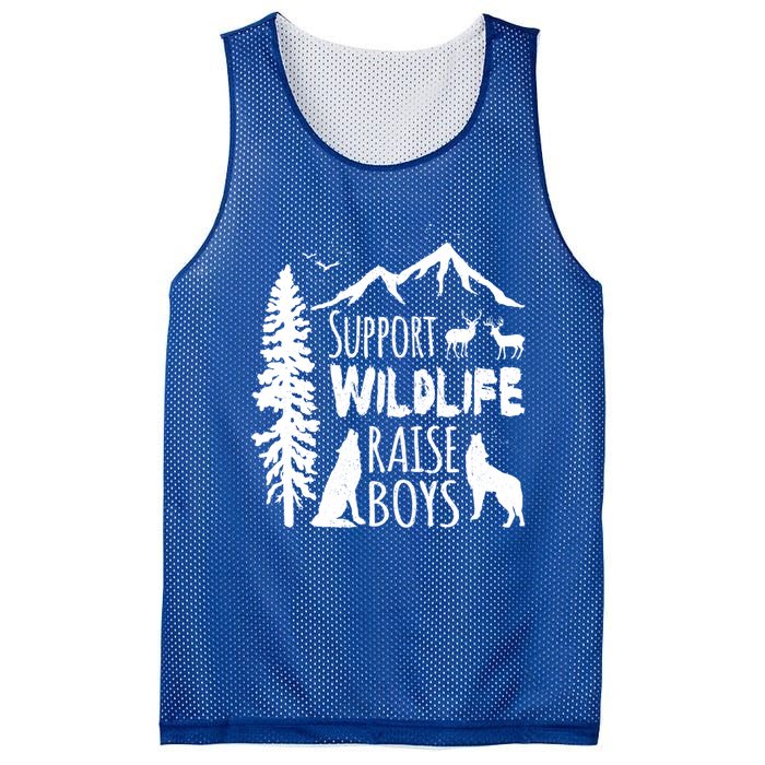 Support Wildlife Raise Gift Great Gift For Mom And Dad Mesh Reversible Basketball Jersey Tank