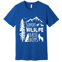 Support Wildlife Raise Gift Great Gift For Mom And Dad Premium T-Shirt