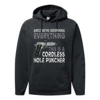 Since Were Redefining Everything This Is A Cordless Hole Performance Fleece Hoodie