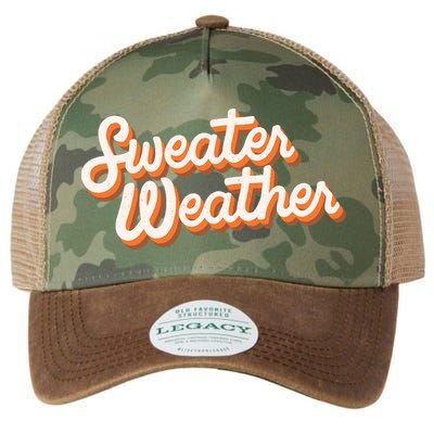 Sweater Weather Retro Legacy Tie Dye Trucker Hat