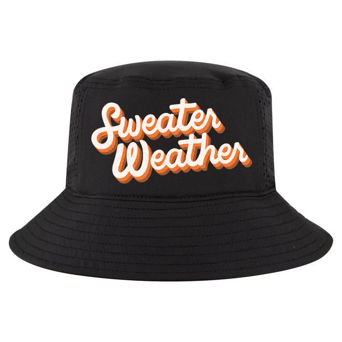 Sweater Weather Retro Cool Comfort Performance Bucket Hat