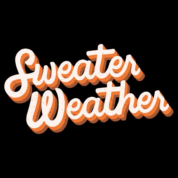 Sweater Weather Retro Sweatshirt