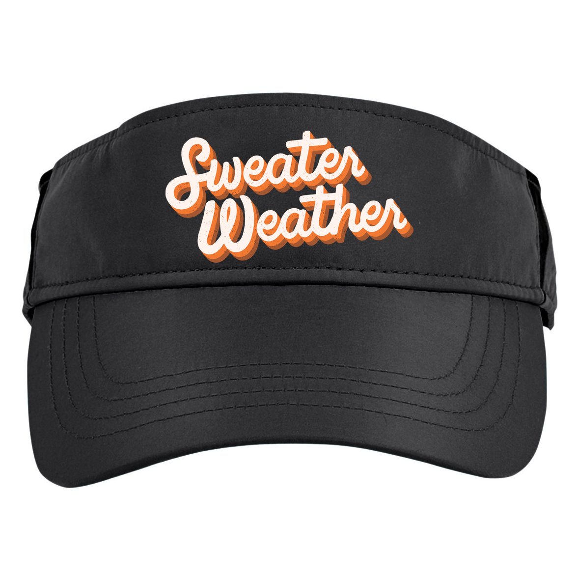 Sweater Weather Retro Adult Drive Performance Visor
