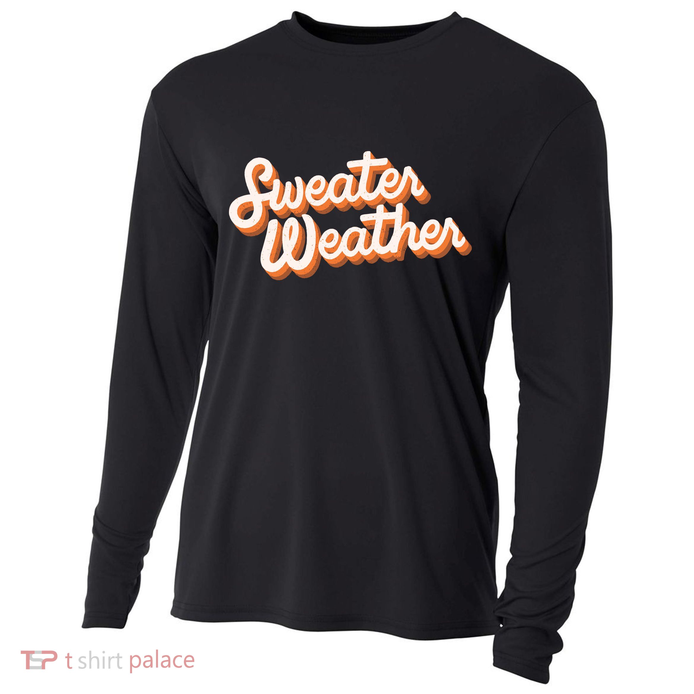 Sweater Weather Retro Cooling Performance Long Sleeve Crew
