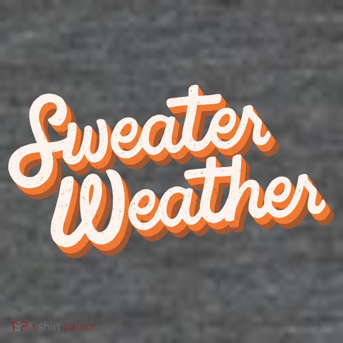 Sweater Weather Retro Button