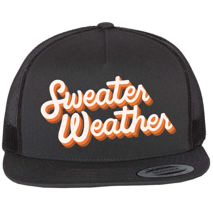 Sweater Weather Retro Flatbill Hat