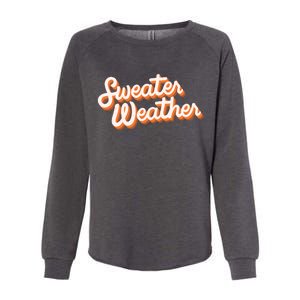 Sweater Weather Retro Womens California Wash Sweatshirt