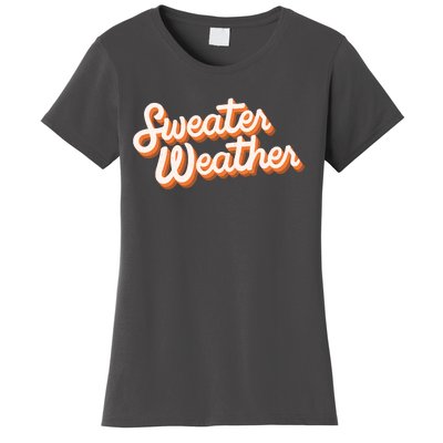 Sweater Weather Retro Women's T-Shirt