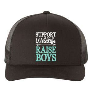 Support Wildlife Raise Mom Dad Mother Parents Yupoong Adult 5-Panel Trucker Hat