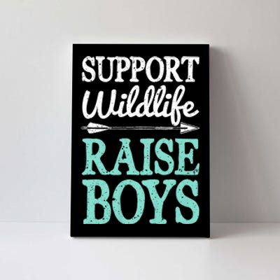 Support Wildlife Raise Mom Dad Mother Parents Canvas