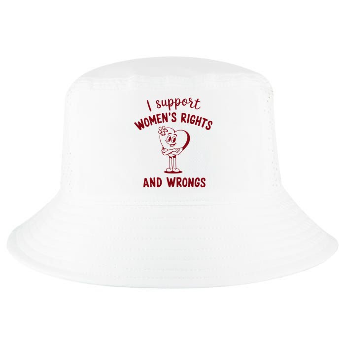 Support Women Rights And Wrongs Feminism Cool Comfort Performance Bucket Hat