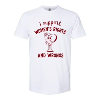 Support Women Rights And Wrongs Feminism Softstyle CVC T-Shirt