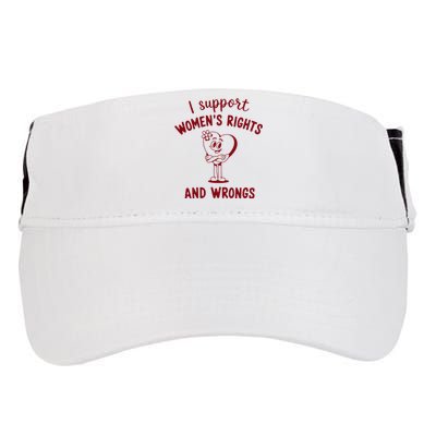 Support Women Rights And Wrongs Feminism Adult Drive Performance Visor