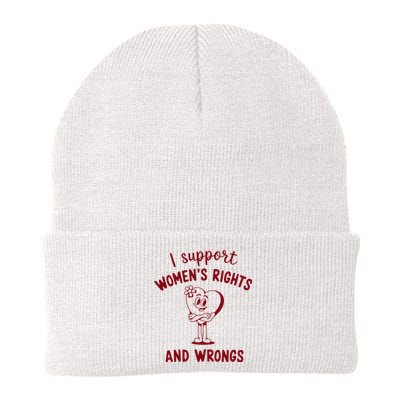 Support Women Rights And Wrongs Feminism Knit Cap Winter Beanie