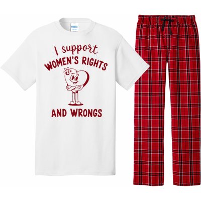 Support Women Rights And Wrongs Feminism Pajama Set