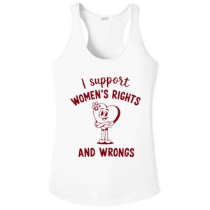 Support Women Rights And Wrongs Feminism Ladies PosiCharge Competitor Racerback Tank