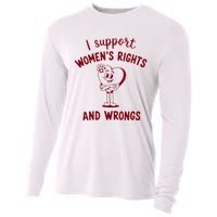 Support Women Rights And Wrongs Feminism Cooling Performance Long Sleeve Crew