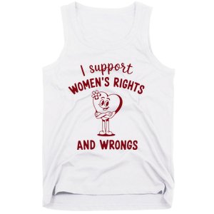 Support Women Rights And Wrongs Feminism Tank Top