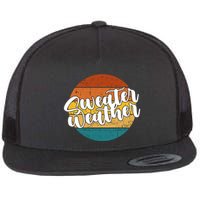 Sweater Weather Retro Vintage Fall Flatbill Hat