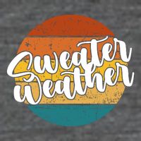 Sweater Weather Retro Vintage Fall Flatbill Hat