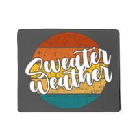 Sweater Weather Retro Vintage Fall Mousepad