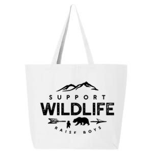 Support Wildlife Raise Funny Mom And Dad Meaningful Gift 25L Jumbo Tote