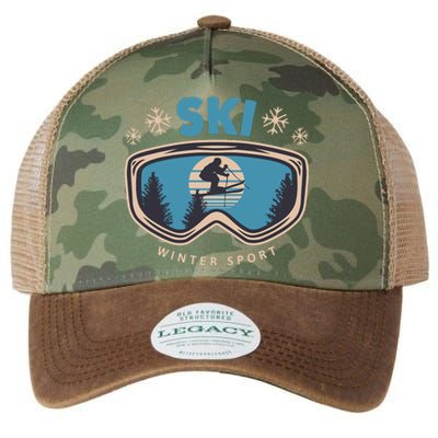 Ski Winter Sport Legacy Tie Dye Trucker Hat