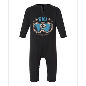 Ski Winter Sport Infant Fleece One Piece