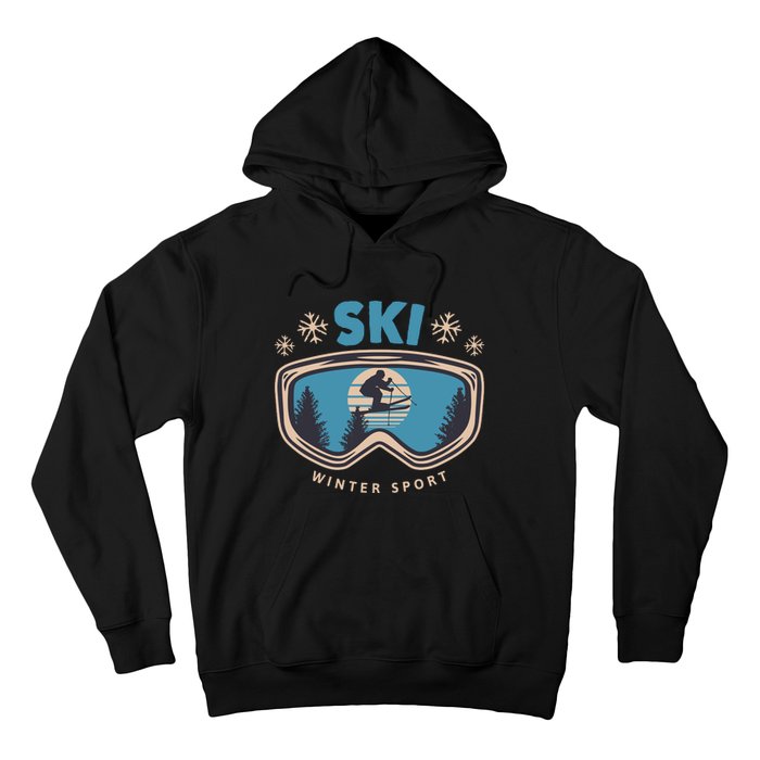 Ski Winter Sport Hoodie