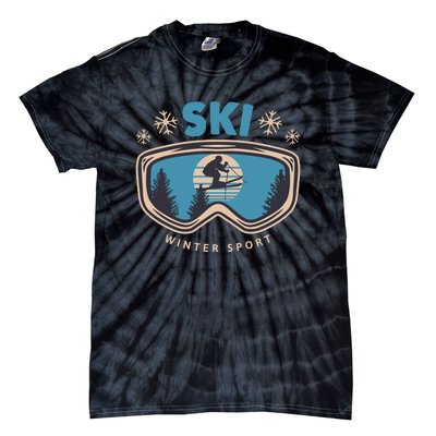 Ski Winter Sport Tie-Dye T-Shirt