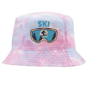 Ski Winter Sport Tie-Dyed Bucket Hat