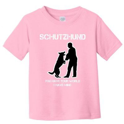 Schutzhund World Toddler T-Shirt