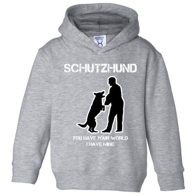 Schutzhund World Toddler Hoodie