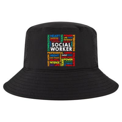 Social Worker School Social Worker Cool Comfort Performance Bucket Hat