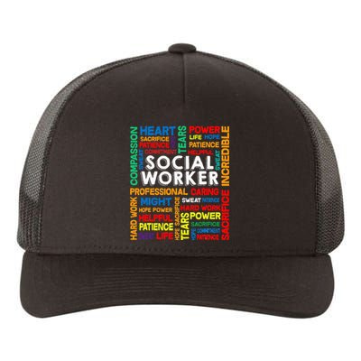 Social Worker School Social Worker Yupoong Adult 5-Panel Trucker Hat