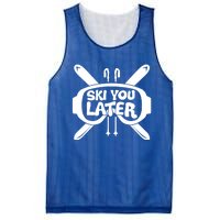 Skiing Winter Sports Gift Skier Ski Mountains Skiing Great Gift Mesh Reversible Basketball Jersey Tank