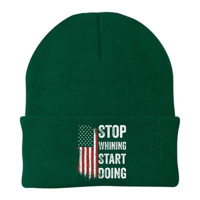 Stop Whining Start Doing Motivational Workout Motivation Knit Cap Winter Beanie