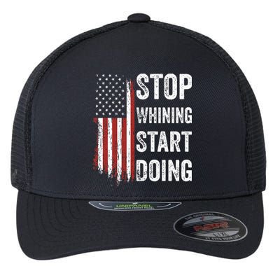 Stop Whining Start Doing Motivational Workout Motivation Flexfit Unipanel Trucker Cap