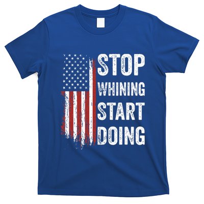 Stop Whining Start Doing Motivational Workout Motivation T-Shirt
